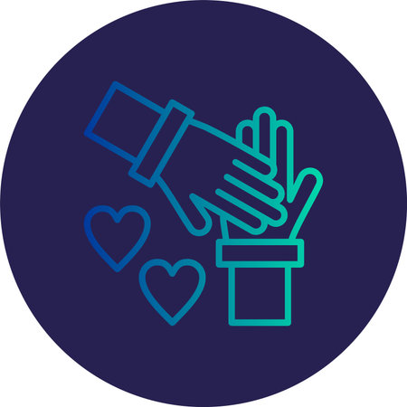 Support Flat Circle Icon Design