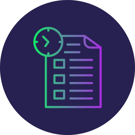 DeadGlyphs Flat Circle Icon Designのイラスト素材