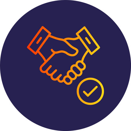 Check Flat Circle Icon Designのイラスト素材