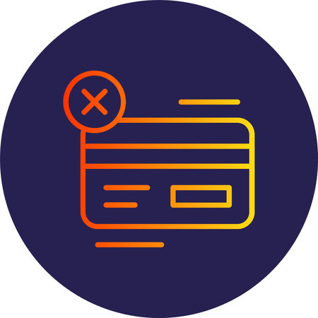 No card Flat Circle Icon Designのイラスト素材