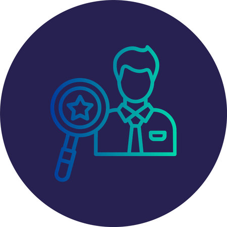 Assessment Flat Circle Icon Design