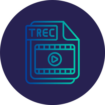 TREC Flat Circle Icon Design