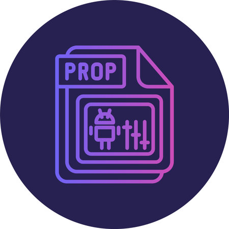 PROP Flat Circle Icon Design