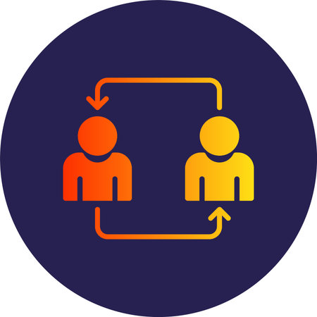 Engagement Glyph Circle Gradient