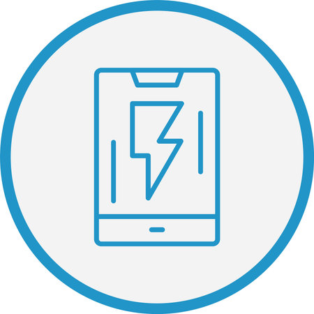 Flash Line Blue Circleのイラスト素材