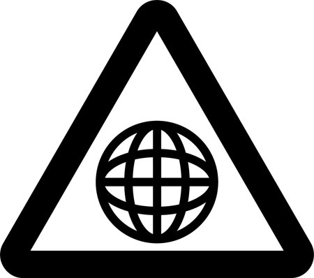 Globe Line Fill Icon Designのイラスト素材