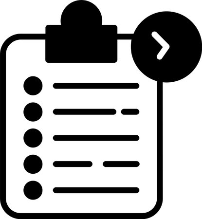 Task list Line Fill Icon Designのイラスト素材