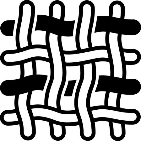 Textiles Line Fill Icon Designのイラスト素材