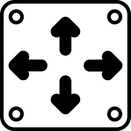 Stretch Line Fill Icon Designのイラスト素材