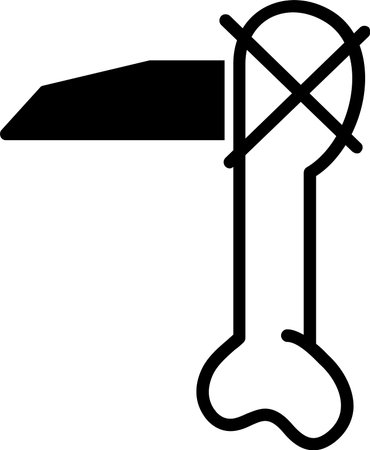 Hoe Line Fill Icon Designのイラスト素材