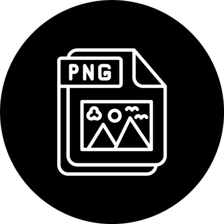 PNG Line Inverted Icon Design