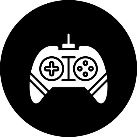 Gamepad Glyph Inverted Icon Design