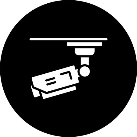 Camera Glyph Inverted Icon Design