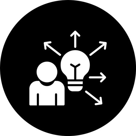 Ability Glyph Inverted Icon Design
