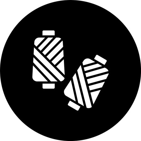 Silk Glyph Inverted Icon Design
