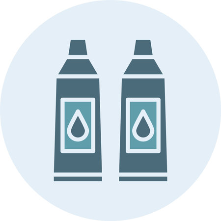 Glue Glyph Two Color Circle