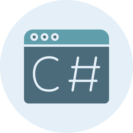 Web Browser Glyph Two Color Circle