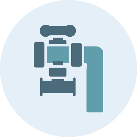 Pipeline Glyph Two Color Circle