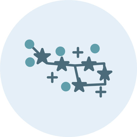 Milkyway Glyph Two Color Circle