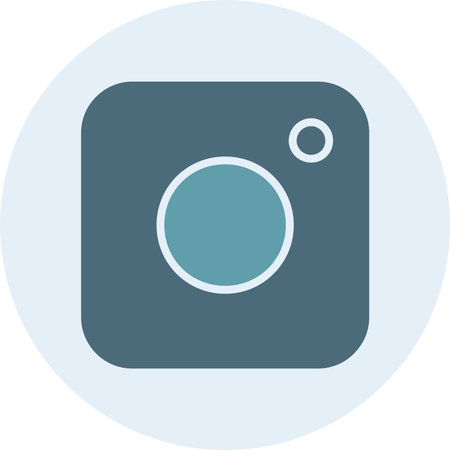 Instagram Glyph Two Color Circle