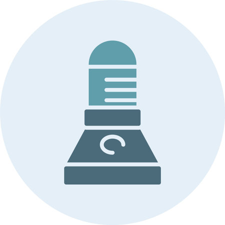 Cementery Glyph Two Color Circle