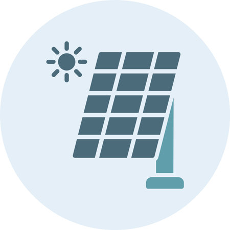 Solar System Glyph Two Color Circleのイラスト素材