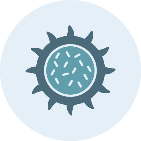 Dragon Fruit Glyph Two Color Circle