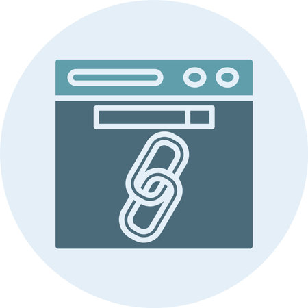 Url Glyph Two Color Circleのイラスト素材