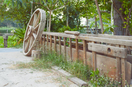 old Turbine balerの写真素材