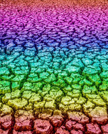 rainbow landの写真素材