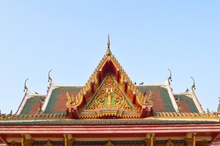 roof templeの写真素材