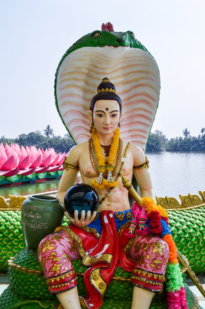 snake god statueの写真素材