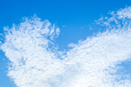Blue sky with clouds 