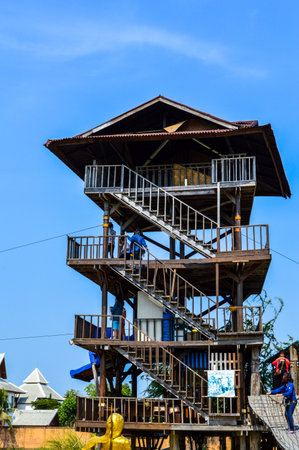 pattaya floating market, thailandのeditorial素材