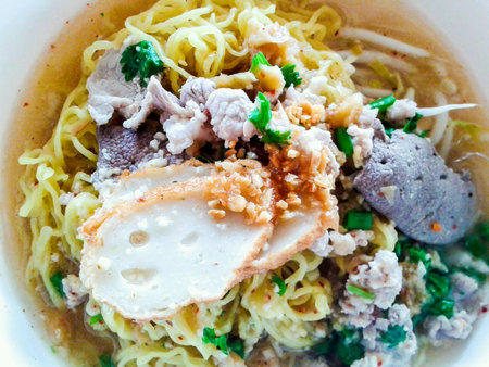 Tomyum noodle, thai foodの素材