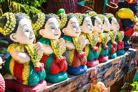 Thai doll Showing Sa Wat Deeの写真素材