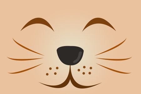 cat face backgroundの写真素材