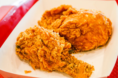Fried chickenの写真素材