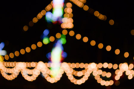 bokeh backgroundの写真素材