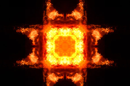 fire abstract backgroundの写真素材