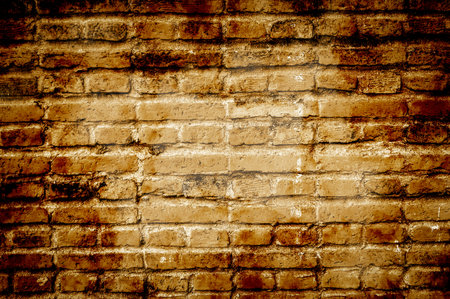 Old brick wall for backgroundの写真素材