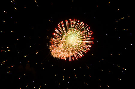 fireworks on night sky