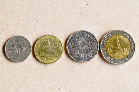 Coins of Thailandの写真素材