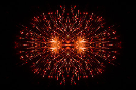 fireworks on night sky