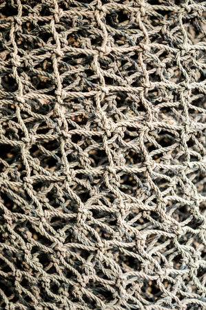 Close-up of a fishing net