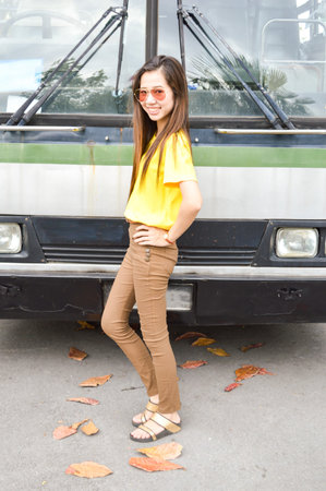 cute beautiful Asian woman