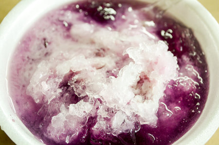 Nam Kang Sai or sweet ice (Thailand dessert)の写真素材