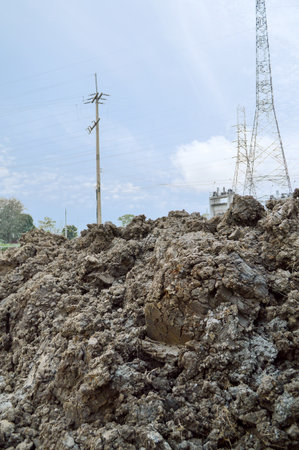 agricultural soil for agriculture and organically grownの写真素材