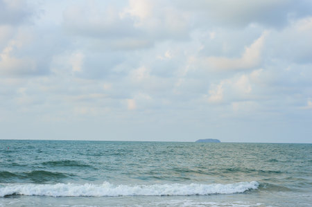 Mae Ramphueng beach in Rayong Thailandの写真素材