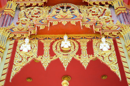 public temple in country Thailandの写真素材